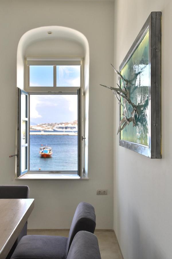 White Memories, Seafront Luxury Apartment Mykonos Mykonos Town Bagian luar foto