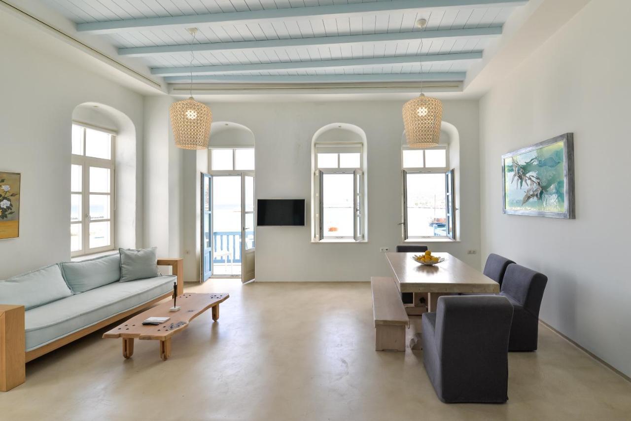White Memories, Seafront Luxury Apartment Mykonos Mykonos Town Bagian luar foto