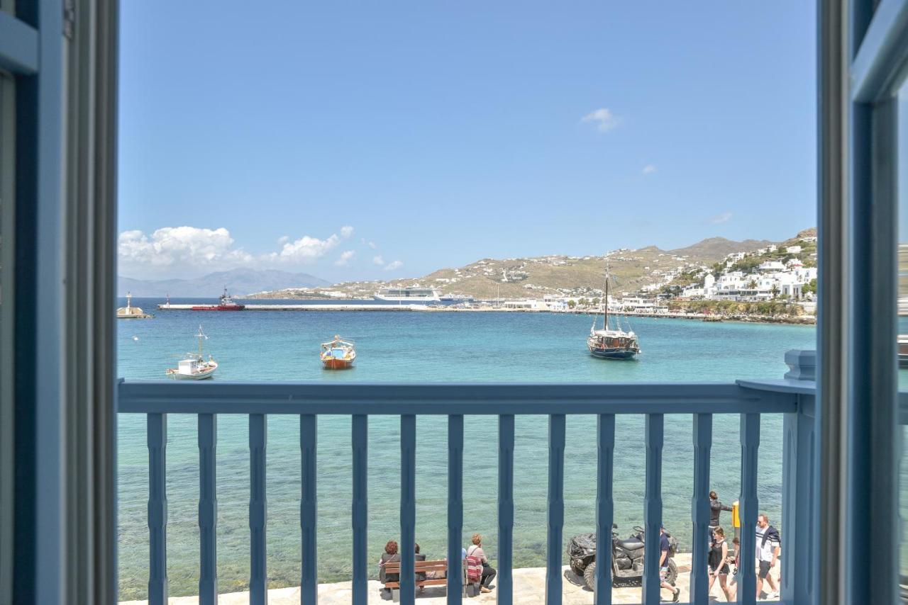 White Memories, Seafront Luxury Apartment Mykonos Mykonos Town Bagian luar foto