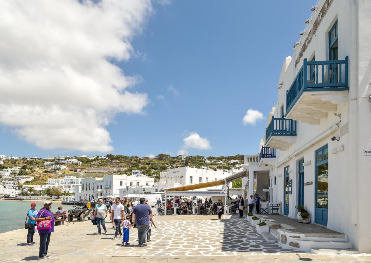 White Memories, Seafront Luxury Apartment Mykonos Mykonos Town Bagian luar foto